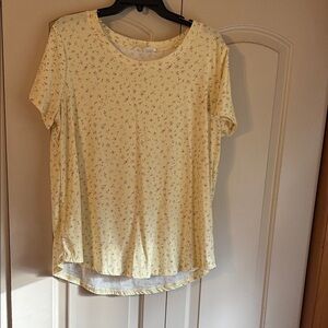 Olive & Oak Cream Floral Short Sleeve Tee